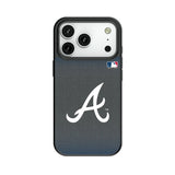 Atlanta Braves Linen MagSafe Compatible Phone Case for Apple iPhone