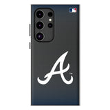 Atlanta Braves Linen MagSafe Compatible Phone Case for Samsung Galaxy