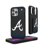 Atlanta Braves Linen Rugged Phone Case for Apple iPhone