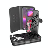 Atlanta Braves Monocolor Tilt Wallet Phone Case for Samsung Galaxy