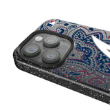 Atlanta Braves Paisley Black Bling Phone Case for Apple iPhone