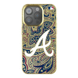 Atlanta Braves Paisley Bling Phone Case for Apple iPhone