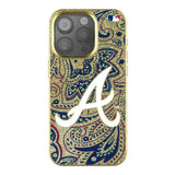 Atlanta Braves Paisley Bling Phone Case for Apple iPhone