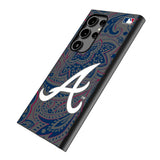 Atlanta Braves Paisley MagSafe Compatible Phone Case for Samsung Galaxy