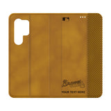 Atlanta Braves Personalized Burn Folio Phone Case for Samsung Galaxy