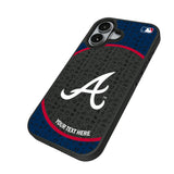 Atlanta Braves Personalized Circle Bump Phone Case for Apple iPhone
