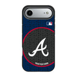 Atlanta Braves Personalized Circle Bump Phone Case for Apple iPhone