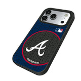 Atlanta Braves Personalized Circle Bump Phone Case for Apple iPhone
