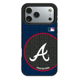 Atlanta Braves Personalized Circle Bump Phone Case for Apple iPhone