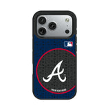 Atlanta Braves Personalized Circle Bump Phone Case for Apple iPhone