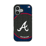 Atlanta Braves Personalized Circle Bump Phone Case for Apple iPhone