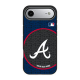 Atlanta Braves Personalized Circle Bump Phone Case for Apple iPhone