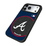 Atlanta Braves Personalized Circle Bump Phone Case for Apple iPhone