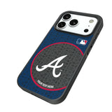 Atlanta Braves Personalized Circle Bump Phone Case for Apple iPhone