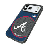 Atlanta Braves Personalized Circle Bump Phone Case for Apple iPhone