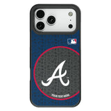 Atlanta Braves Personalized Circle Bump Phone Case for Apple iPhone