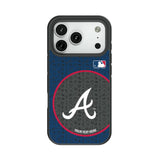 Atlanta Braves Personalized Circle Bump Phone Case for Apple iPhone