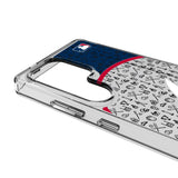 Atlanta Braves Personalized Circle Clear Phone Case for Samsung Galaxy