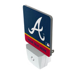 Atlanta Braves Personalized Endzone Solid Night Light 2-Pack