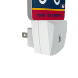 Atlanta Braves Personalized Endzone Solid Night Light 2-Pack