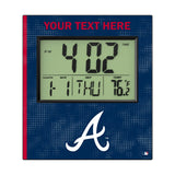 Atlanta Braves Personalized Hatch Wall Clock