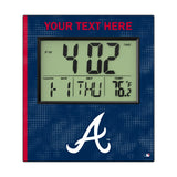 Atlanta Braves Personalized Hatch Wall Clock