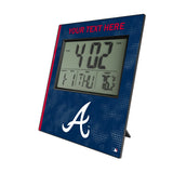 Atlanta Braves Personalized Hatch Wall Clock