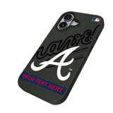 Atlanta Braves Personalized Tilt Bump Phone Case for Apple iPhone