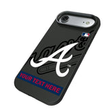 Atlanta Braves Personalized Tilt Bump Phone Case for Apple iPhone