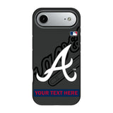 Atlanta Braves Personalized Tilt Bump Phone Case for Apple iPhone