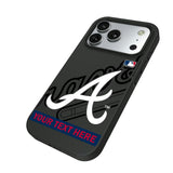 Atlanta Braves Personalized Tilt Bump Phone Case for Apple iPhone