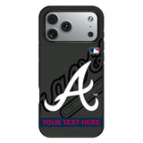 Atlanta Braves Personalized Tilt Bump Phone Case for Apple iPhone