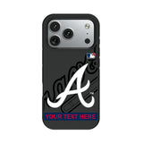 Atlanta Braves Personalized Tilt Bump Phone Case for Apple iPhone
