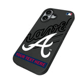 Atlanta Braves Personalized Tilt Bump Phone Case for Apple iPhone