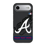 Atlanta Braves Personalized Tilt Bump Phone Case for Apple iPhone