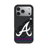 Atlanta Braves Personalized Tilt Bump Phone Case for Apple iPhone