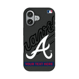 Atlanta Braves Personalized Tilt Bump Phone Case for Apple iPhone
