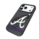 Atlanta Braves Personalized Tilt Bump Phone Case for Apple iPhone
