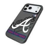 Atlanta Braves Personalized Tilt Bump Phone Case for Apple iPhone
