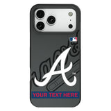 Atlanta Braves Personalized Tilt Bump Phone Case for Apple iPhone