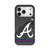 Atlanta Braves Personalized Tilt Bump Phone Case for Apple iPhone