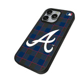 Atlanta Braves Plaid MagSafe Compatible Phone Case for Apple iPhone