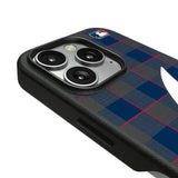 Atlanta Braves Plaid MagSafe Compatible Phone Case for Apple iPhone
