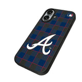 Atlanta Braves Plaid MagSafe Compatible Phone Case for Apple iPhone