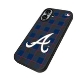 Atlanta Braves Plaid MagSafe Compatible Phone Case for Apple iPhone