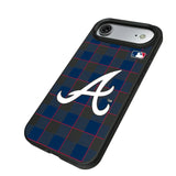 Atlanta Braves Plaid MagSafe Compatible Phone Case for Apple iPhone