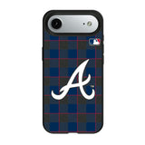 Atlanta Braves Plaid MagSafe Compatible Phone Case for Apple iPhone