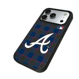 Atlanta Braves Plaid MagSafe Compatible Phone Case for Apple iPhone