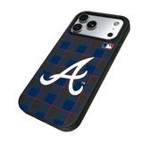 Atlanta Braves Plaid MagSafe Compatible Phone Case for Apple iPhone