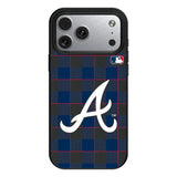 Atlanta Braves Plaid MagSafe Compatible Phone Case for Apple iPhone